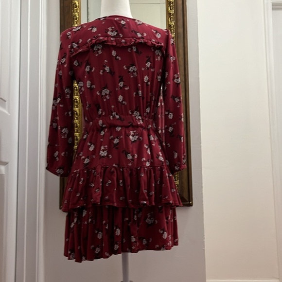 Floral Red Dress - Picture 4 of 9